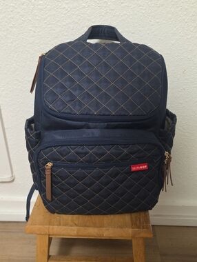 Skip Hop Navy Diaper Bag
